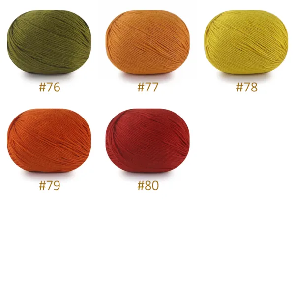 Baby Soft Yarn – 6-Ply, 50g, 68 Solid Colors