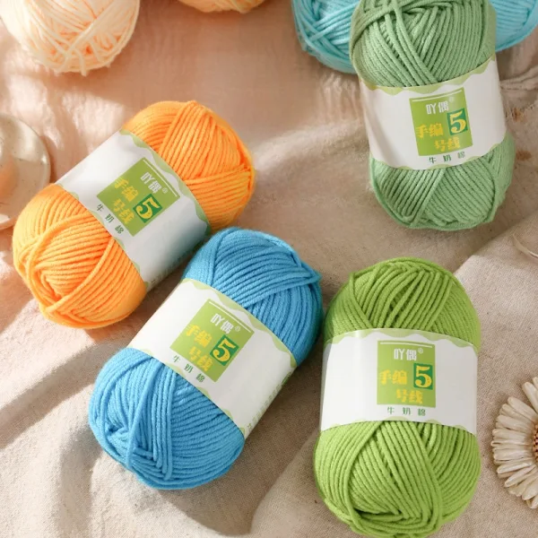 No.5 Handcraft Yarn – 5-Ply, 50g, 87 Colors