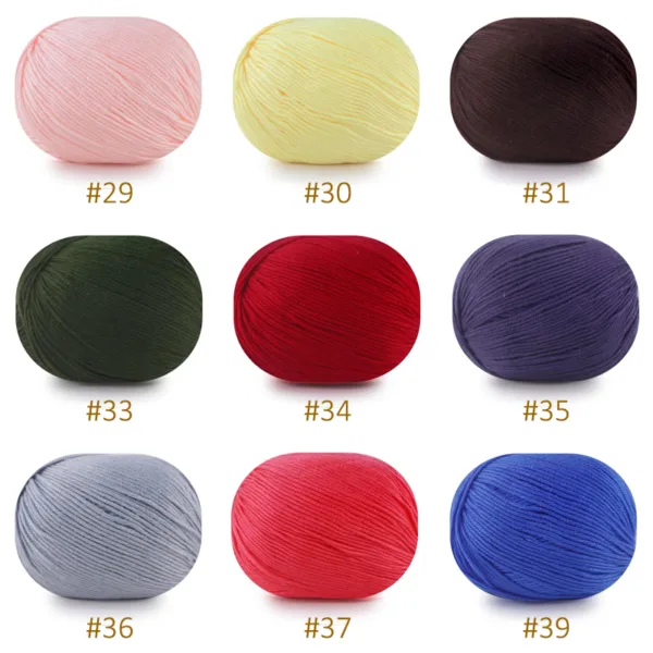 Baby Soft Yarn – 6-Ply, 50g, 68 Solid Colors