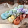 Hand-Dyed Lace Yarn – 100g, 12 Artistic Colors