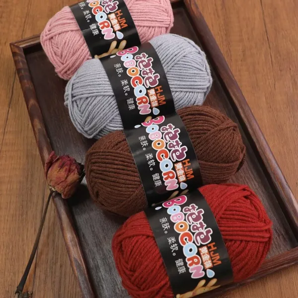 Huggy Gold Cotton Yarn – 50g, 56 Colors
