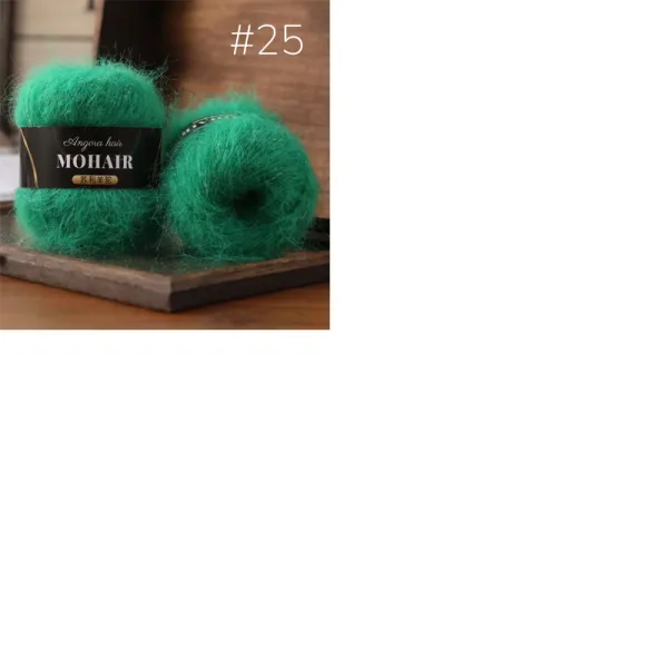 Suri Alpaca Mohair Yarn – 25g, 25 Colors