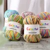 No.4 Colorful Handcraft Yarn – 4-Ply, 50g, 30 Colors