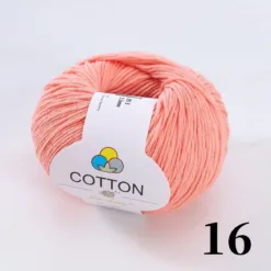 8-Ply Pure Cotton Yarn - #16 Skin Beige