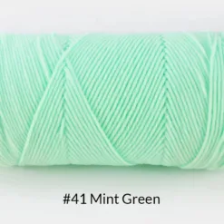 Milk Cotton Yarn – 5-Ply, 200g, 62 Colors - #41 Mint Green