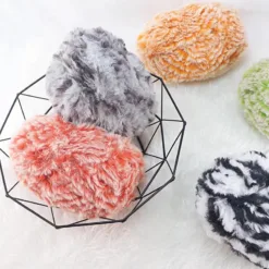 Faux Fur Mink Yarn – Fluffy Hand Knitting Yarn, 100G, 20 Colors