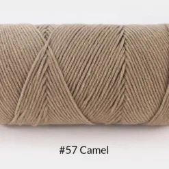Milk Cotton Yarn – 5-Ply, 200g, 62 Colors - #57 Camel