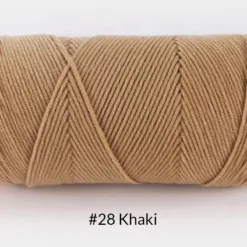 Milk Cotton Yarn – 5-Ply, 200g, 62 Colors - #28 Khaki