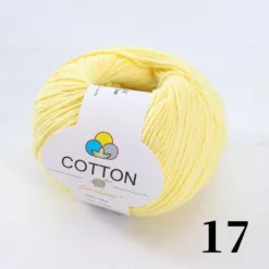 8-Ply Pure Cotton Yarn - #17 Pale Yellow