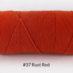 Milk Cotton Yarn – 5-Ply, 200g, 62 Colors - #37 Rust Red