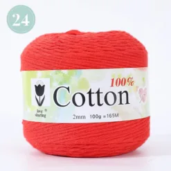 16-Ply Pure Cotton Yarn - #24