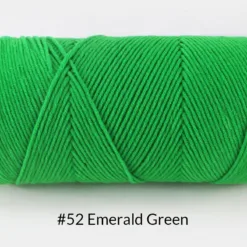 Milk Cotton Yarn – 5-Ply, 200g, 62 Colors - #52 Emerald Green
