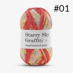 Starry Graffiti Handcrafted Yarn - #01