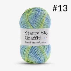 Starry Graffiti Handcrafted Yarn - #13