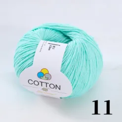 8-Ply Pure Cotton Yarn - #11 Aqua Green