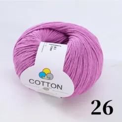 8-Ply Pure Cotton Yarn - #26 Lilac Blue