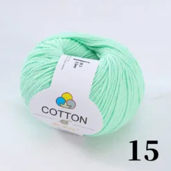 8-Ply Pure Cotton Yarn - #15 Light Green