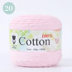 16-Ply Pure Cotton Yarn - #20