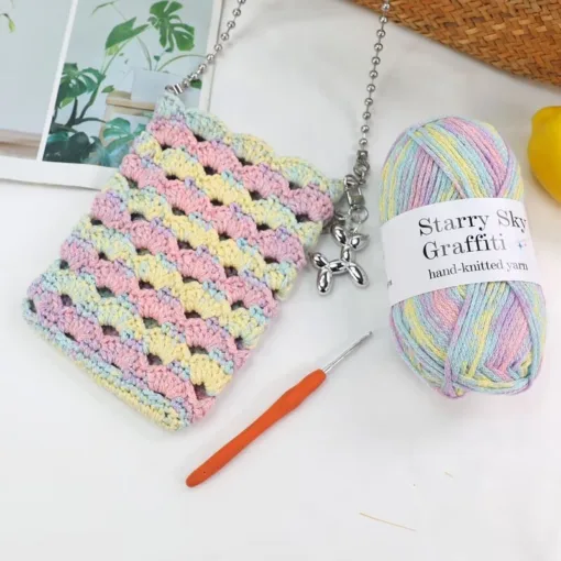 Starry Graffiti Handcrafted Yarn - Image 3