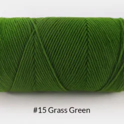 Milk Cotton Yarn – 5-Ply, 200g, 62 Colors - #15 Grass Green