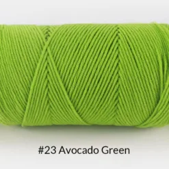 Milk Cotton Yarn – 5-Ply, 200g, 62 Colors - #23 Avocado Green