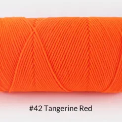 Milk Cotton Yarn – 5-Ply, 200g, 62 Colors - #42 Tangerine Red