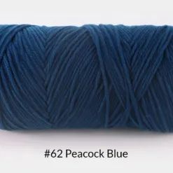 Milk Cotton Yarn – 5-Ply, 200g, 62 Colors - #62 Peacock Blue