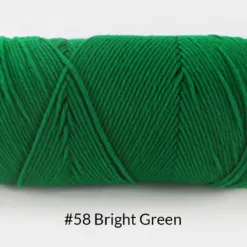 Milk Cotton Yarn – 5-Ply, 200g, 62 Colors - #58 Bright Green