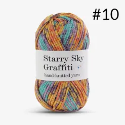 Starry Graffiti Handcrafted Yarn - #10