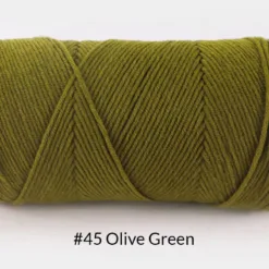 Milk Cotton Yarn – 5-Ply, 200g, 62 Colors - #45 Olive Green