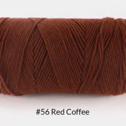 Milk Cotton Yarn – 5-Ply, 200g, 62 Colors - #56 Red Coffee