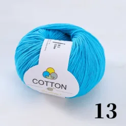 8-Ply Pure Cotton Yarn - #13 Lake Blue