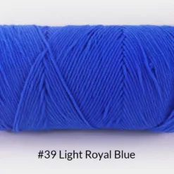 Milk Cotton Yarn – 5-Ply, 200g, 62 Colors - #39 Light Royal Blue