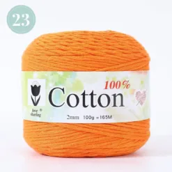 16-Ply Pure Cotton Yarn - #23