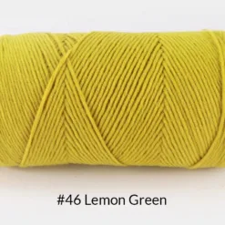 Milk Cotton Yarn – 5-Ply, 200g, 62 Colors - #46 Lemon Green