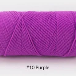 Milk Cotton Yarn – 5-Ply, 200g, 62 Colors - #10 Purple