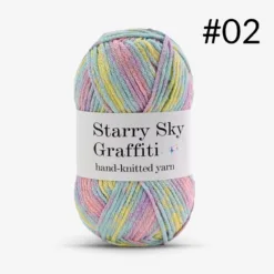 Starry Graffiti Handcrafted Yarn - #02