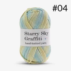 Starry Graffiti Handcrafted Yarn - #04