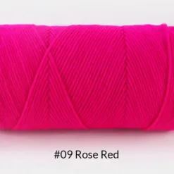 Milk Cotton Yarn – 5-Ply, 200g, 62 Colors - #09 Rose Red