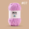 5-Ply Combed Milk Cotton Yarn – 40g, 34 Colors