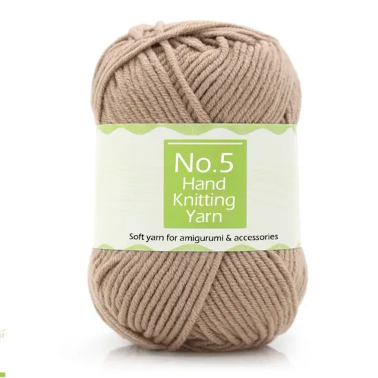5-Ply Hand-Knitting Yarn – 50g, 100m, 87 Colors