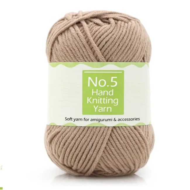 5-Ply Hand-Knitting Yarn – 50g, 100m, 87 Colors