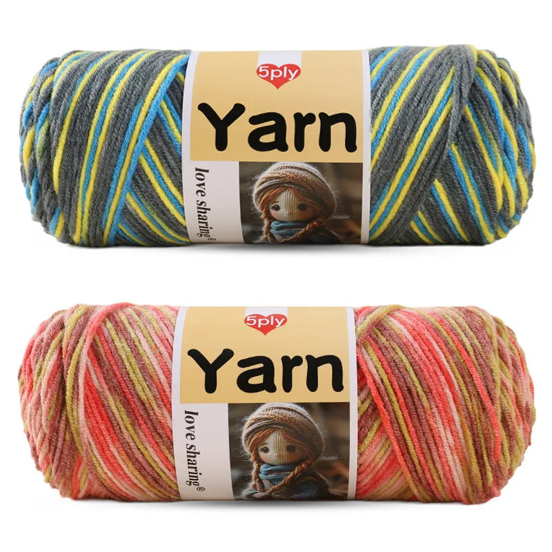 5 Ply Multicolor Gradient Yarn