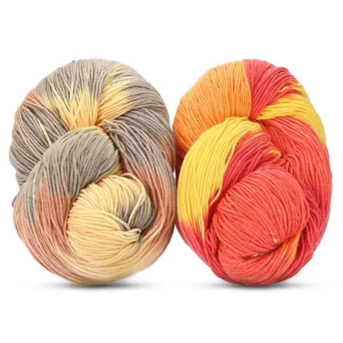 Variegated Hank Wool Yarn