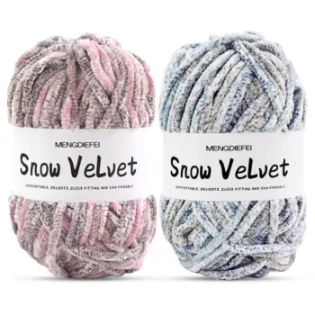 Snow Velvet Multicolor Chenille Yarn